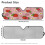 Red Strawberry Windshield Sun Shade for Jeep Wrangler and 5