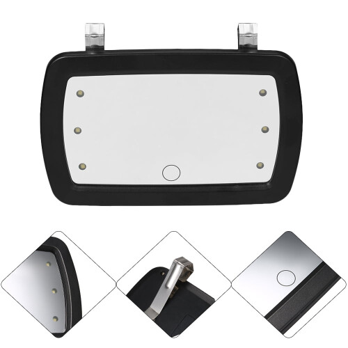 Car Sun Visor Goggles Universal Windshield Shade Mirror Kit 1