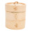 Bamboo Dumpling Steamer Set Log Color 1 Set 4