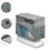Sewing Machine Dust Cover Grey with Pockets 5