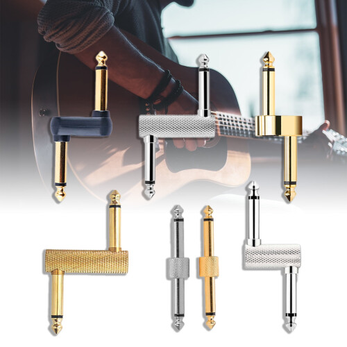 Guitar Pedal Effects Patch Cable Adapter 6.35mm Male to 1