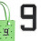 Bogg Bag Charm Number 9 PVC Accessory 2
