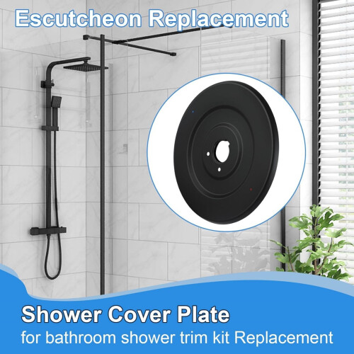 Shower Trim Kit Chateau Collection Matte Black 16090 1