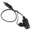 Motorcycle DC 12V 24V EU Plug Power Adapter Cord 3