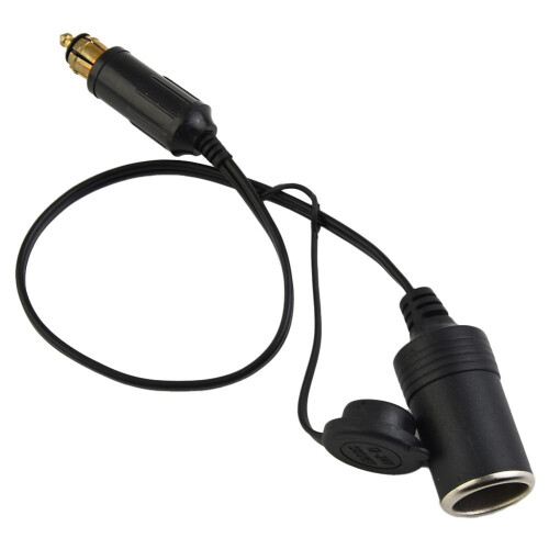 Motorcycle DC 12V 24V EU Plug Power Adapter Cord 2
