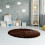 Round Carpet Soft Plush Pile Non-Slip Backing 1 Pack 6