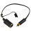 Motorcycle DC 12V 24V EU Plug Power Adapter Cord 4