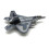 F-22 Fighter Jet Model Alloy ABS Plastic 1:100 6