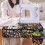 Floral Rooster Sewing Machine Mat with Pockets Non-Slip 18 4