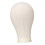 Canvas Mannequin Head with Mounting Holes 21 inch 5