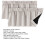 Blackout Curtain Valance Solid Color Set 8