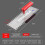 Tile Trowel Square Tip Stainless Steel 12mm Notch 2