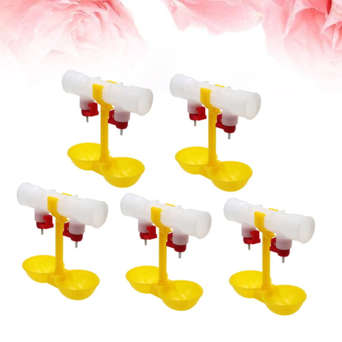 Automatic Poultry Drinker Plastic Chicken Water Bowl 10 pcs 2
