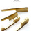 Kitchen Drawer Pull Handles Brushed Gold 2 Pcs 8