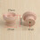 Wooden Cabinet Knobs Solid Beech Round Handles Dark Brown 6 2