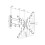 Wall mount TV 23-55" Tilt/angle bar 1