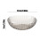 Clear Plastic Fruit Bowl Lightweight for Kitchen Dining 3