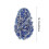 Kerstslinger van metallic lametta, gedraaid, 1,98 meter 3