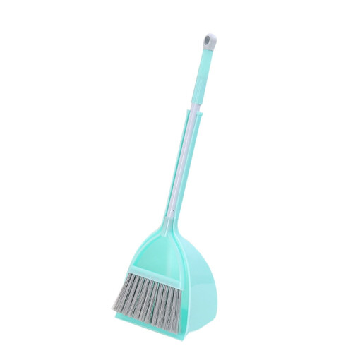 Blue PP Mini Broom and Mop Set for Toddlers 2