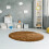 Round Carpet Soft Plush Pile Non-Slip Backing 1 Pack 3