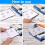 Die Cutting Mats 9 x 6 Inch Grid Magnetic 2 Pieces 4