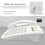 Desk Telephone with Caller ID and Large Buttons 6