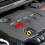 Red LED Interior Car Door Light 12V Plastic 8