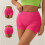 Women's High Waisted Biker Shorts - Soft Spandex Workout 2
