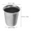 Stainless Steel Wine Glasses Set 4 Pcs 8
