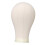 Canvas Mannequin Head with Mounting Holes 21 inch 2