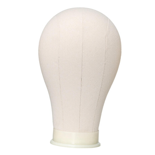 Canvas Mannequin Head with Mounting Holes 21 inch 1