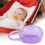 BPA-Free Pacifier Case Transparent Purple Holder 4