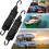 Ratcheting Tie Down Straps with S-Hooks 4ft 2-Pack 4
