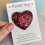 Pocket Hug Heart Token with Greeting Card 2