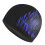 Swimming Cap Nylon Tear-resistant Flame Style with Ear 2
