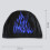 Swimming Cap Nylon Tear-resistant Flame Style with Ear 3
