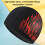 Swimming Cap Nylon Tear-resistant Flame Style with Ear 4