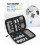 Electronics Organizer Travel Case Black Small 2