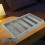 Glasses Display Tray Grey MDF 5-Grid Organizer 8