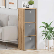 vidaXL Sideboard with Drawer Artisan Oak 35 x 32 x 99.5 cm