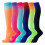 Women's Compression Socks Knee High 6 Pairs L/XL 1