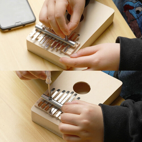 DIY Kalimba Kit Thumb Piano for Beginners 1 Set 2