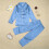 Girls Pajama Set Glitter Satin Solid Color 2-Piece Light 4