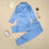 Girls Pajama Set Glitter Satin Solid Color 2-Piece Light 3