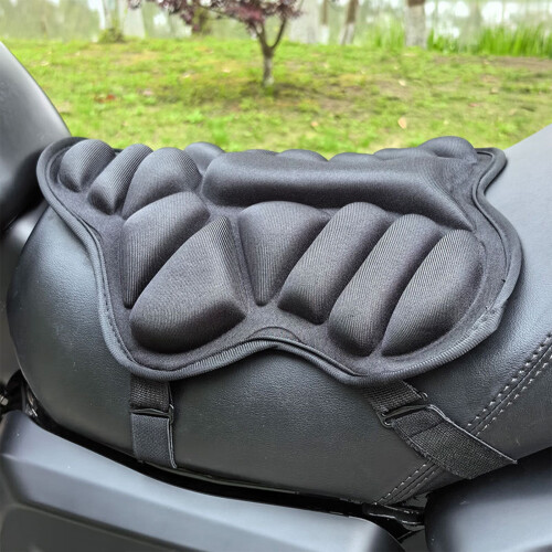 Motorcycle Seat Cushion Shock-Absorbing Universal Fit 2