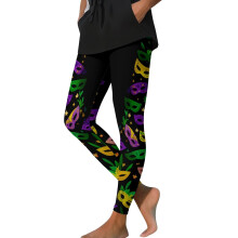 Women's St. Patrick's Day Leggings Hot Pink L