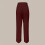 Women's Casual Solid High-Waisted Straight Trousers Dark 3