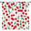 Fruit Berry Curtains Fresh Red Cherry Green Garden Rod 1