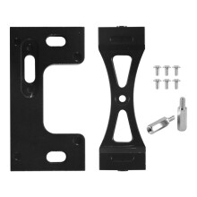 Metal Steering Servo Fixed Mount Bracket for WPL 1/16 B1 B14 B16 B24 C14 C24 B36 MN D90 99S RC Car Upgrade Parts,Black