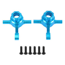 2 Piezas Brazos de Nudillo Verticales Delanteros de Metal, Nudillo de DireccióN para TT02 TT-02 1/10, Piezas de ActualizacióN de Coche RC